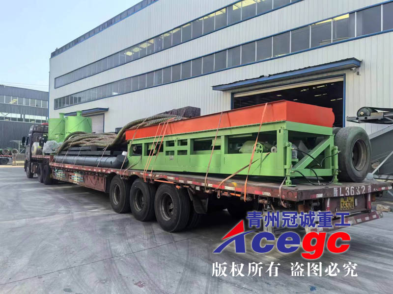 尼爾森沙金機+溜槽聯(lián)合沙金生產(chǎn)線出口蒙古國